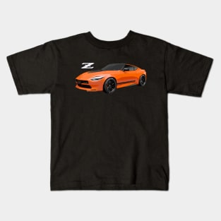 nissan Z Car z35 Fairlady proto 400 z orange Kids T-Shirt